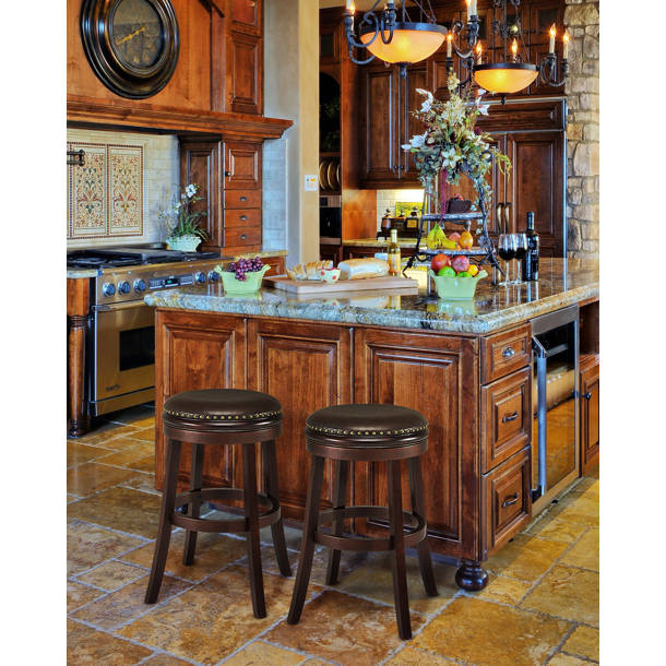 Charlton Home® Kingsford Swivel Stool & Reviews Wayfair